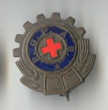 FGPAS - CRUCE ROSIE RPR MEDICINA SANITARE 1949 - Insigna SUPERBA EMAIL