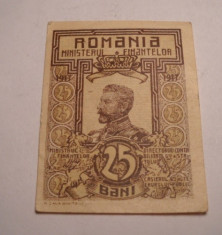 25 bani 1917 foto
