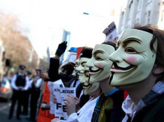 Masca Anonymous, Guy Fawkes Day foto