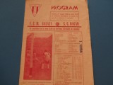 Program meci fotbal FCM GALATI - SC BACAU (30.08.1980)