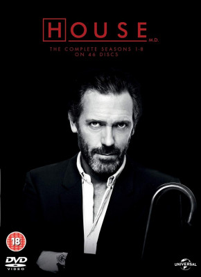 Film Serial Dr.House: The Complete Seasons 1-8 DVD Complete Collection foto