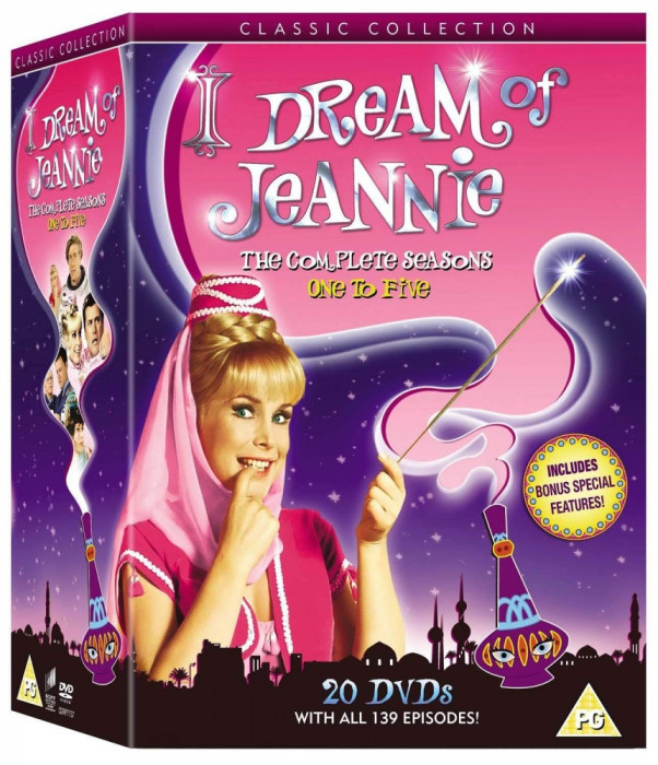 Film Serial I Dream Of Jeannie : DVD Box Set Complete Collection Seasons 1-5