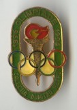 OLIMPIADE 1896-1996 - Insigna olimpica rara SUPERBA