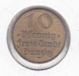 Bnk mnd Danzig Gdansk 10 pfennig 1932, Europa