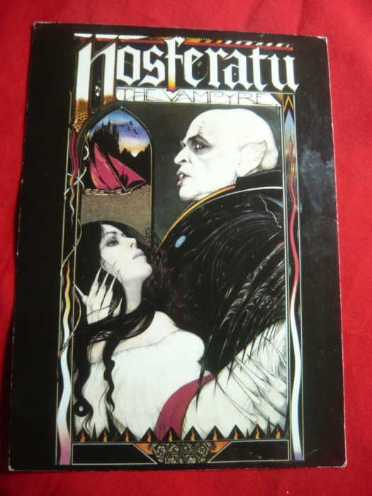 Ilustrata -Reclama la Filmul Nosferatu - SUA 2006,francat cu timbru 0,75 $