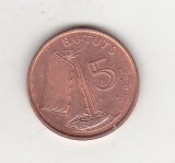 Bnk mnd Gambia 5 bututs 1998 unc, Africa