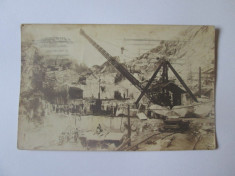 Rara! Carte postala foto Bocsa Montana-Exploatarea miniera,circulata 1922 foto