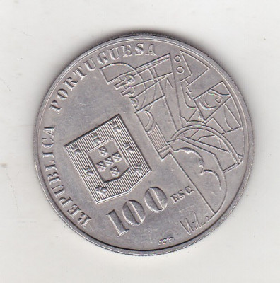 bnk mnd Portugalia 100 escudos (1989) unc - Cardoso foto