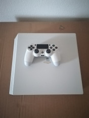 Vamd PlayStation 4 Pro (PS4 Pro) 1TB, Glacier White cu 2 jocuri foto