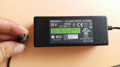 34.Alimentator Incarcator Laptop Sony 20V 2.5A AC-S20RDP- 45W - Original foto