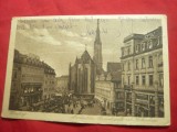 Ilustrata Wurzburg Bavaria cu 40 pf cu supratipar Imperiul German