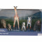 Set 6 figurine - Hipopotami, Zebre, Girafa si Gorila