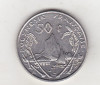 Bnk mnd Polinezia Polinesia franceza 50 franci 2001 unc, Australia si Oceania