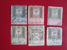 TIMBRE AUSTRIA FISCALE LOT NEUZAT
