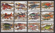 GUINEE 1971 FAUNA MARINA(serie dantelata) MNH foto