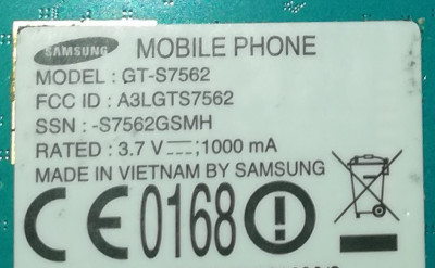 TELEFON SAMSUNG S 7562 FUNCTIONAL , DUAL SIM , SMARTPHONE foto