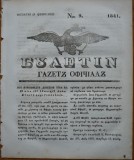 Cumpara ieftin Ziarul Buletin , gazeta oficiala a Principatului Valahiei , nr. 9 , 1841