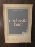 NEOBOSITA LAUDA-STEFAN POPESCU( DEDICATIE )