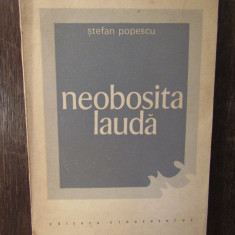 NEOBOSITA LAUDA-STEFAN POPESCU( DEDICATIE )