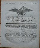 Ziarul Buletin , gazeta oficiala a Principatului Valahiei , nr. 10 , 1841