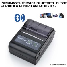 Mini Imprimanta portabila bluetooth BL58E ANDROID / IOS / WINDOWS foto