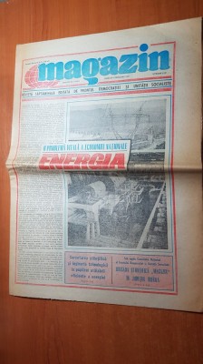 ziarul magazin 14 februarie 1987-o problema vitala a economiei nationale-ENERGIA foto