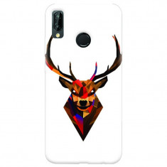 Husa silicon pentru Huawei P20 Lite, Geometric Tibetan Antelope foto