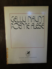 POEME ALESE -GELLU NAUM foto