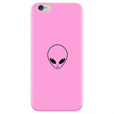 Husa silicon pentru Apple Iphone 5, Pink Alien foto