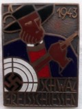 INSIGNA NAZISTA, ANUL 1943, CONCURS DE TIR, INNSBURG, SUPERBA !!, Europa