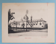 Expozitia 1906 Bucuresti - Palatul Industriei- 17x13 cm foto