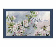 Covoras de intrare Welcome Flowers 45x75 cm foto