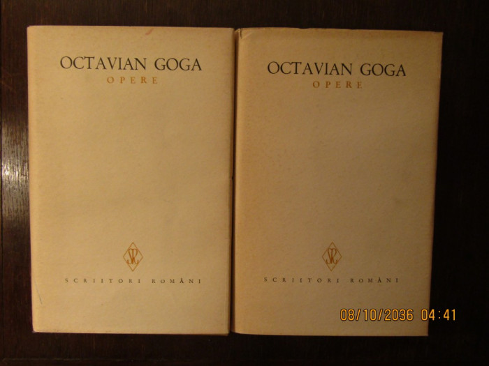 OPERE -OCTAVIAN GOGA ( 2 VOL )