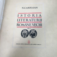 Istoria literaturii romane vechi - N.Cartojan Vol.I-II-III