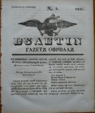 Cumpara ieftin Ziarul Buletin , gazeta oficiala a Principatului Valahiei , nr. 5 , 1841