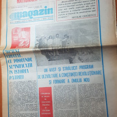 ziarul magazin 22 august 1987-nr cu ocazia zilei de 23 august