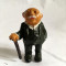 Figurina romaneasca anii 80, batran / mos din Muppets Show, cauciuc, 5.5cm