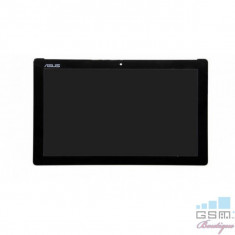 Ecran LCD Display Complet Asus Zenpad 10 Z300C Negru , Versiune cu Banda Galbena foto