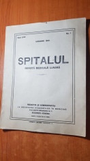 revista spitalul ianuarie 1944-revista medicala lunara foto