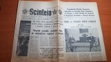 ziarul scanteia 27 februarie 1987-articol orasul bistrita si foto miercurea ciuc