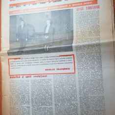 ziarul saptamana 30 ianuarie 1987-art. despre ziua de nastere a lui ceausescu