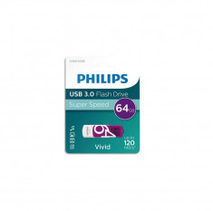 Memorie USB Philips 3.0 64GB VIVID Edition Purple foto