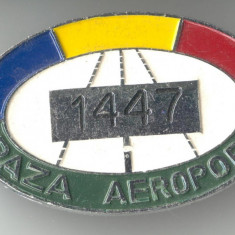 PAZA AEROPORT - Insigna - AVIATIE - MILITARA