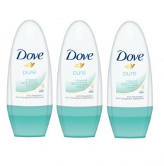 Set 3 x Deodorant Antiperspirant 48h, Roll-on, Dove Pure, 50 ml foto