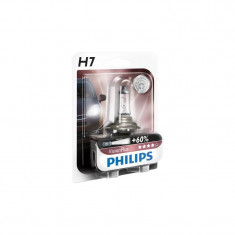 Bec auto cu halogen pentru far Philips H7 Vision Plus +60% 12V 55W 1 Buc foto