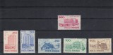 ROMANIA 1991 LP 1269 HOTELURI SI CABANE UZUALE IV SERIE MNH