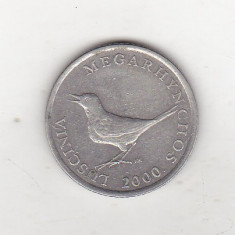 bnk mnd Croatia 1 kuna 2000 , fauna