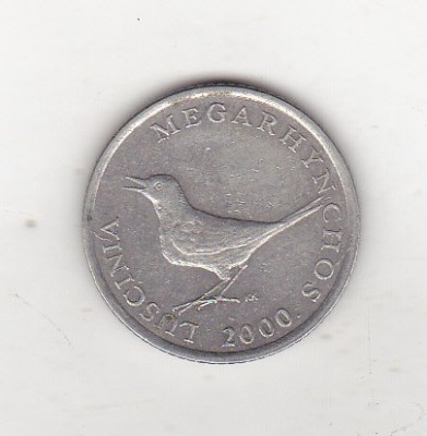 bnk mnd Croatia 1 kuna 2000 , fauna foto