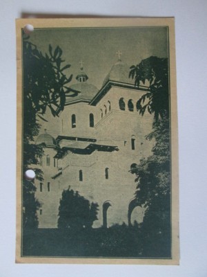 Carte postala Oficiul Parohial Ortodox Roman Bistrita anii 20 foto