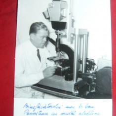 Fotografie de Laborator pt.Dr.Dan Panaitescu 1976 dim.= 11,5x17,5 cm